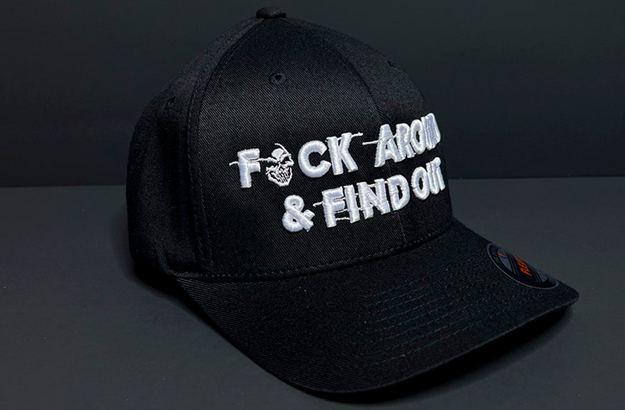 FAFO HAT - BLACK w/ WHITE FONT