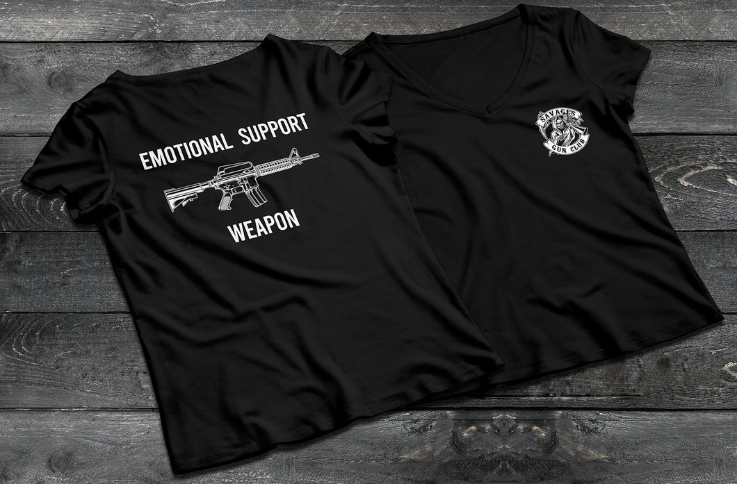 Emotional Support Weapon - Women's V-Neck